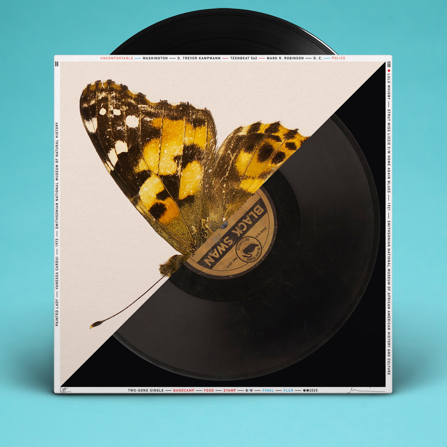 record album, Bandcamp Foodstamp by Uncomfortable Police