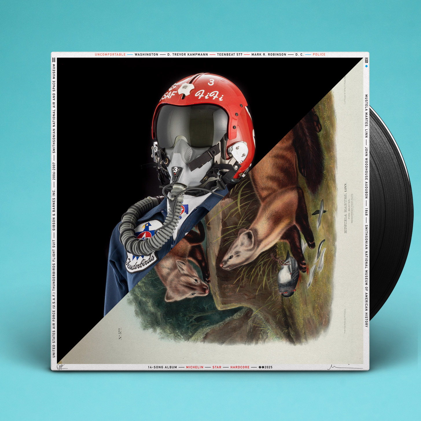 record album, Michelin Star Hardcore by Uncomfortable Police