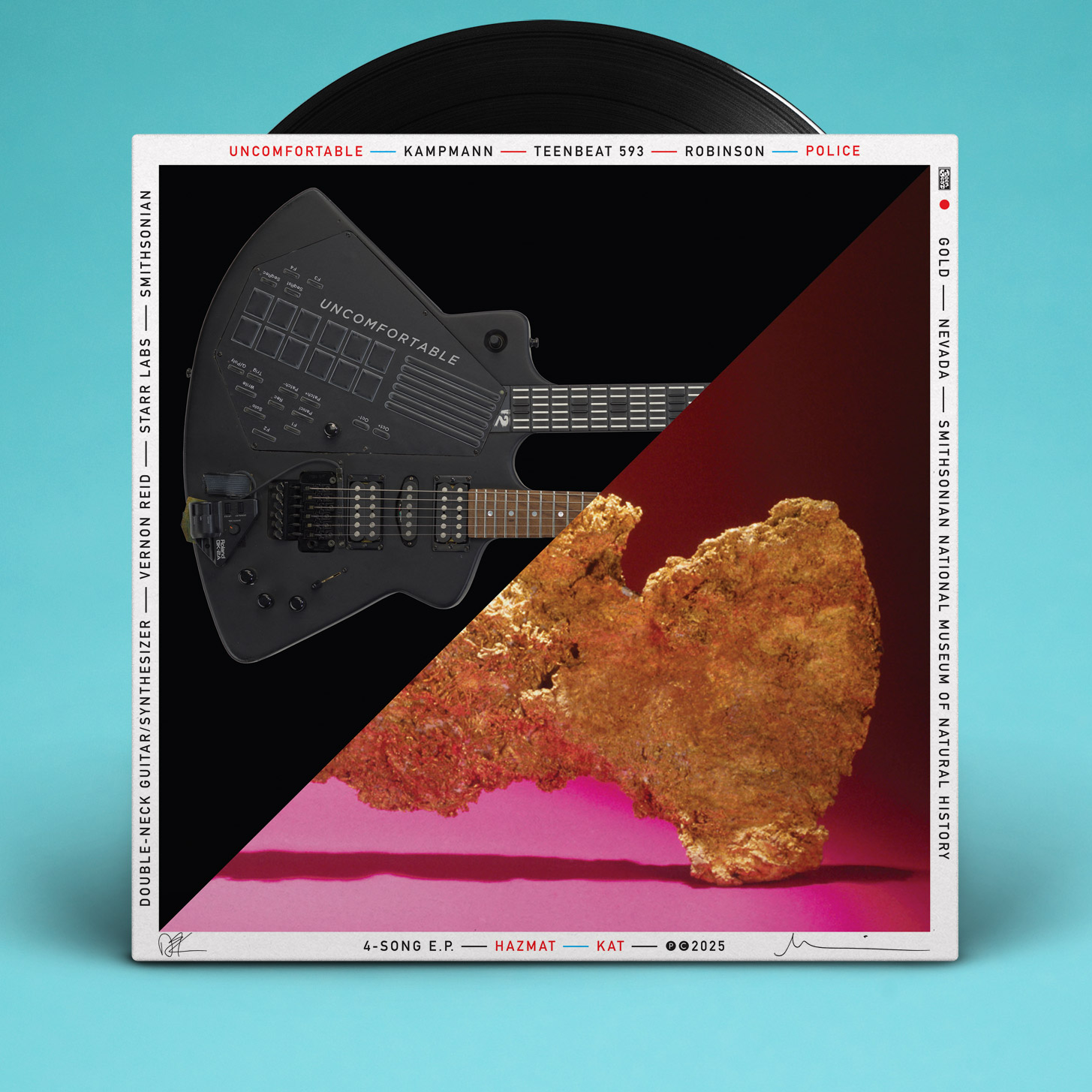 record album, Hazmat Kat by Uncomfortable Police